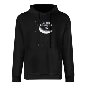 Take Me To Neverland Fun Peter Pan Popular Graphic Movie European Size Men Hoodie