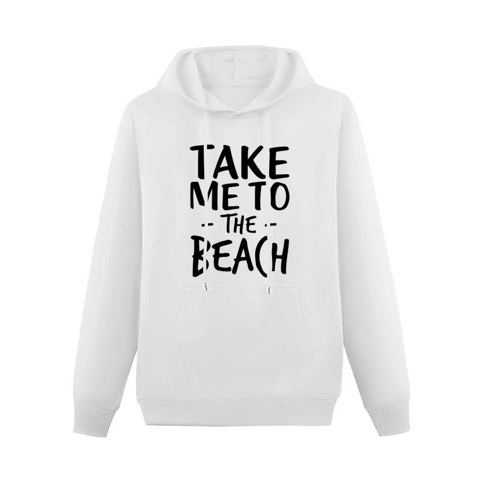 Take Me To The Beach Fun Summer Love Graphic Men Hoodie With Pocket