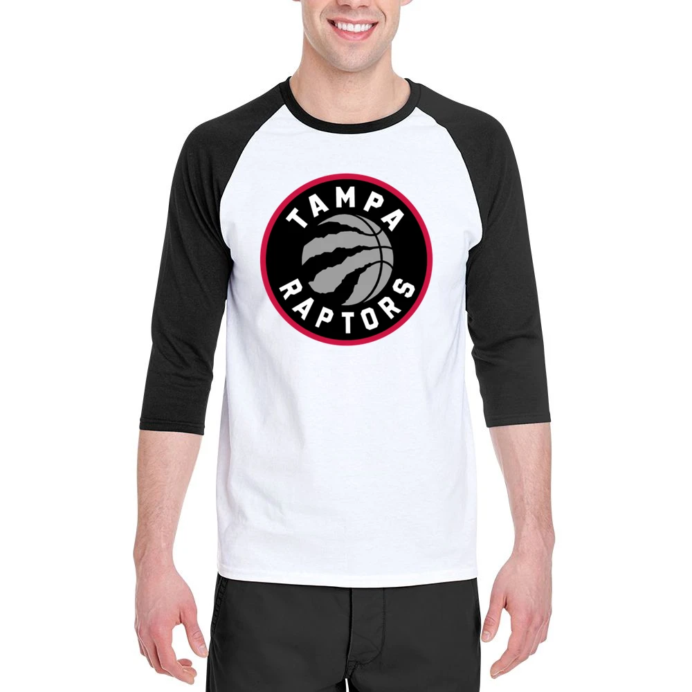 Tampa Raptors Toronto Basketball Fan Parody 2021 Season White Men 3/4 Sleeve T-Shirt