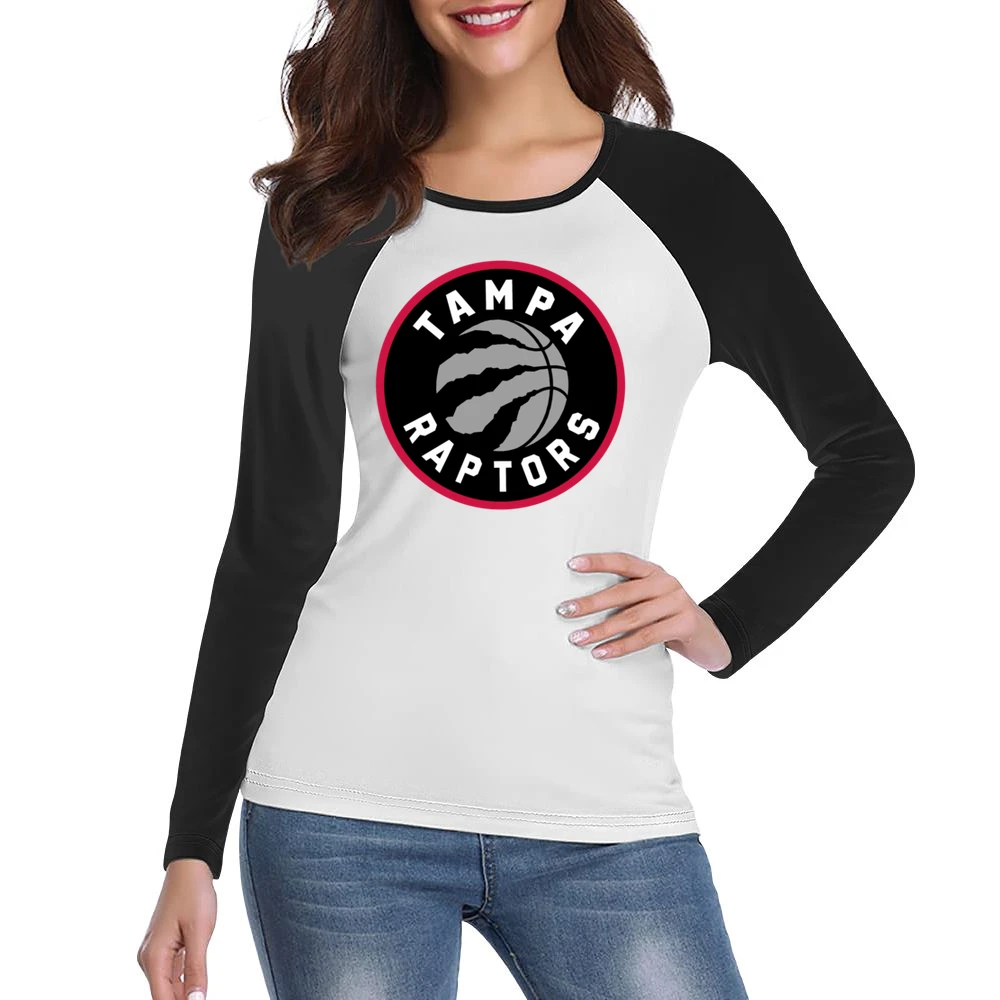 Tampa Raptors Toronto Basketball Fan Parody 2021 Season White Women Ladies Long Sleeve T-Shirt