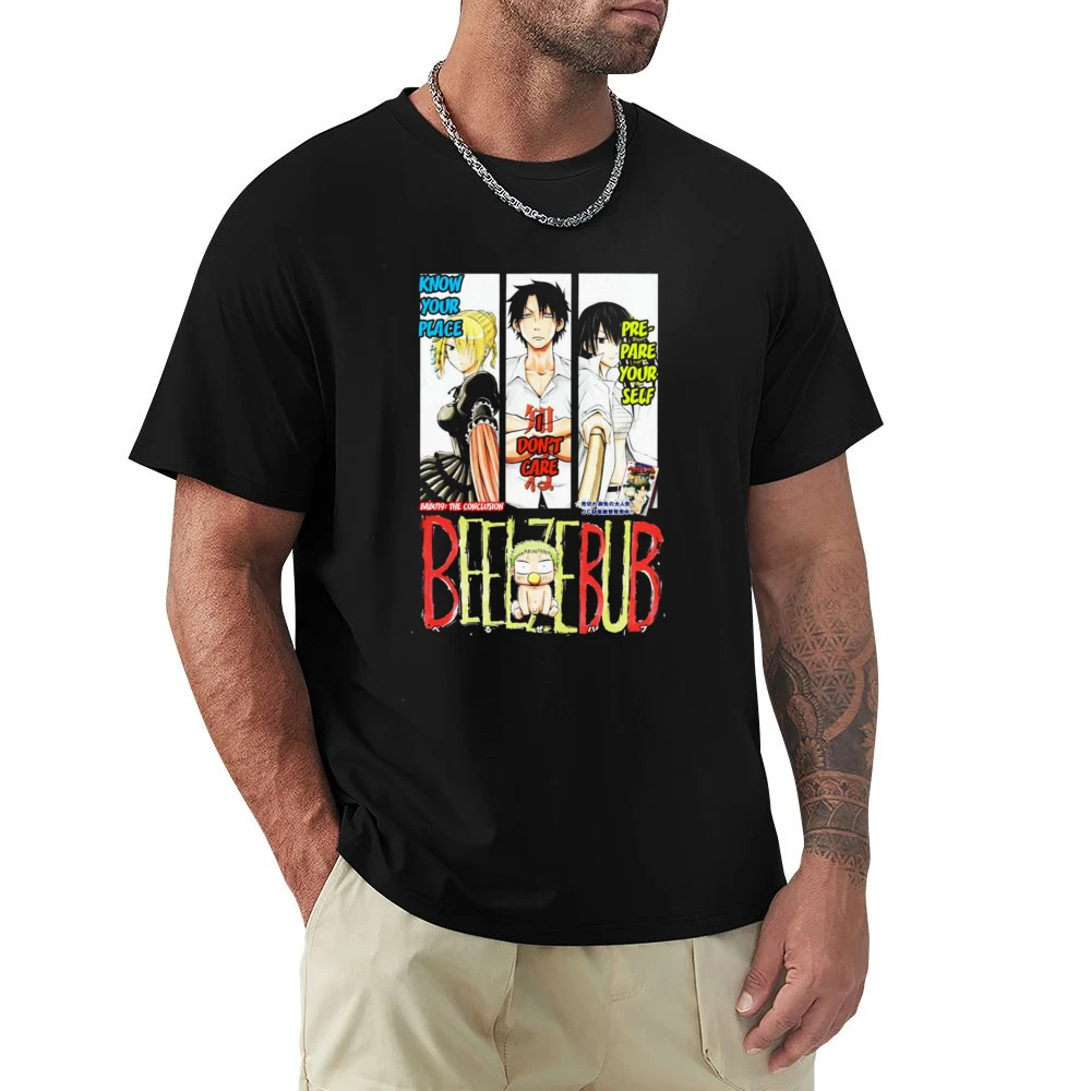 Tatsumi Oga Aoi Kunieda Hilda baby Beel beelzebub main characters mang Premium Men T-shirt