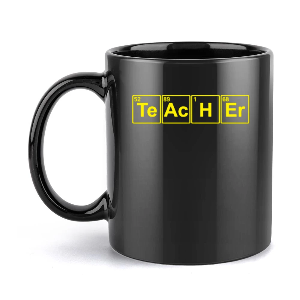Teacher Black Mug