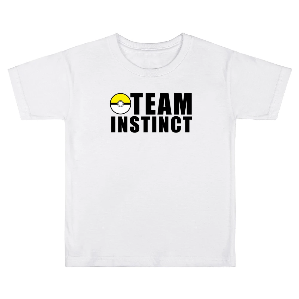 Team Instinct Pokemon Go Fun Graphic Game Apparel Kids Boys Girls T-Shirt
