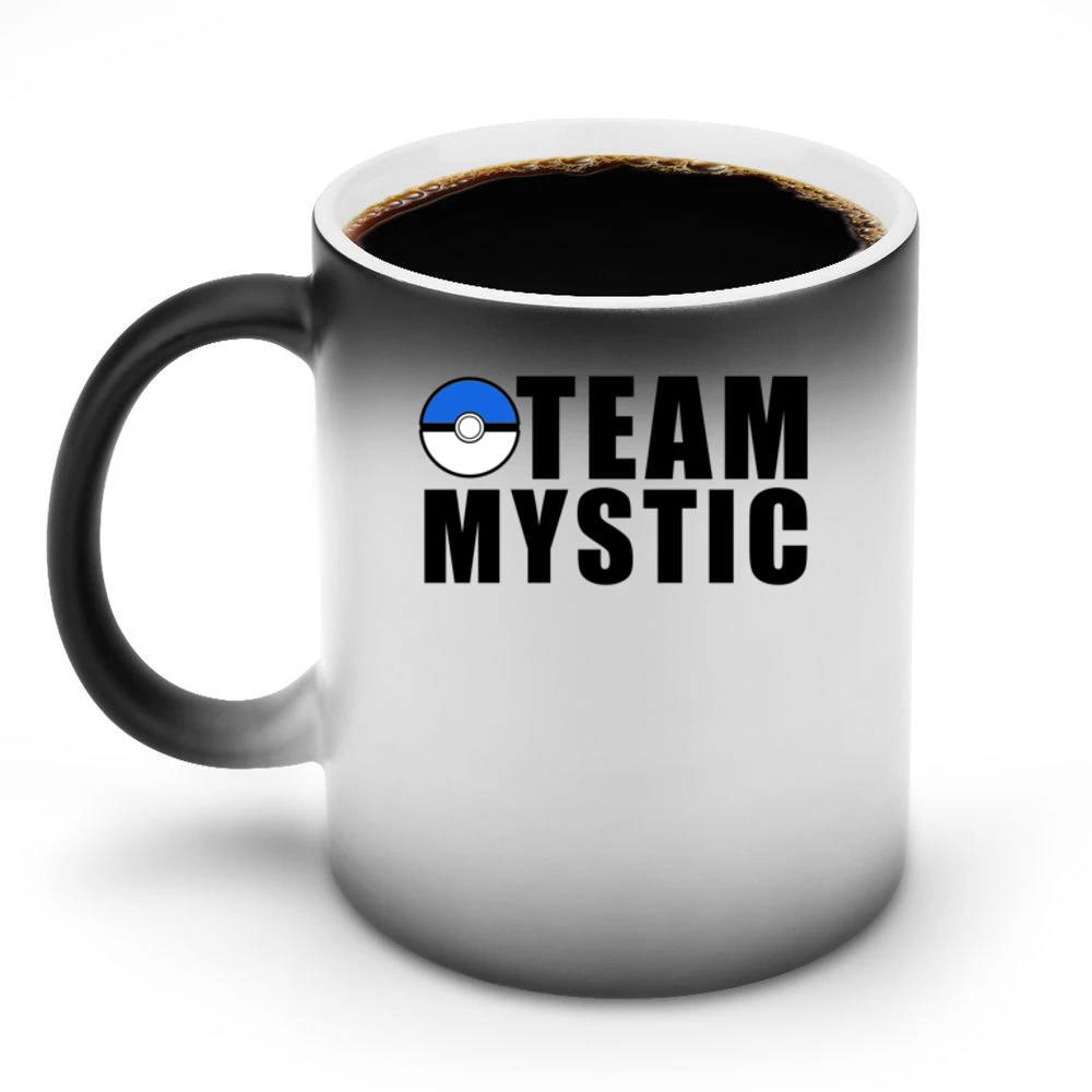 Team Mystic Pokemon Go Fun Graphic Game Apparel Discoloration Mug