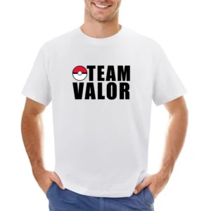 Team Valor Pokemon Go Fun Graphic Game Apparel Asian Size Men T-Shirt