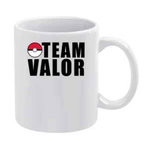 Team Valor Pokemon Go Fun Graphic Game Apparel White Mug