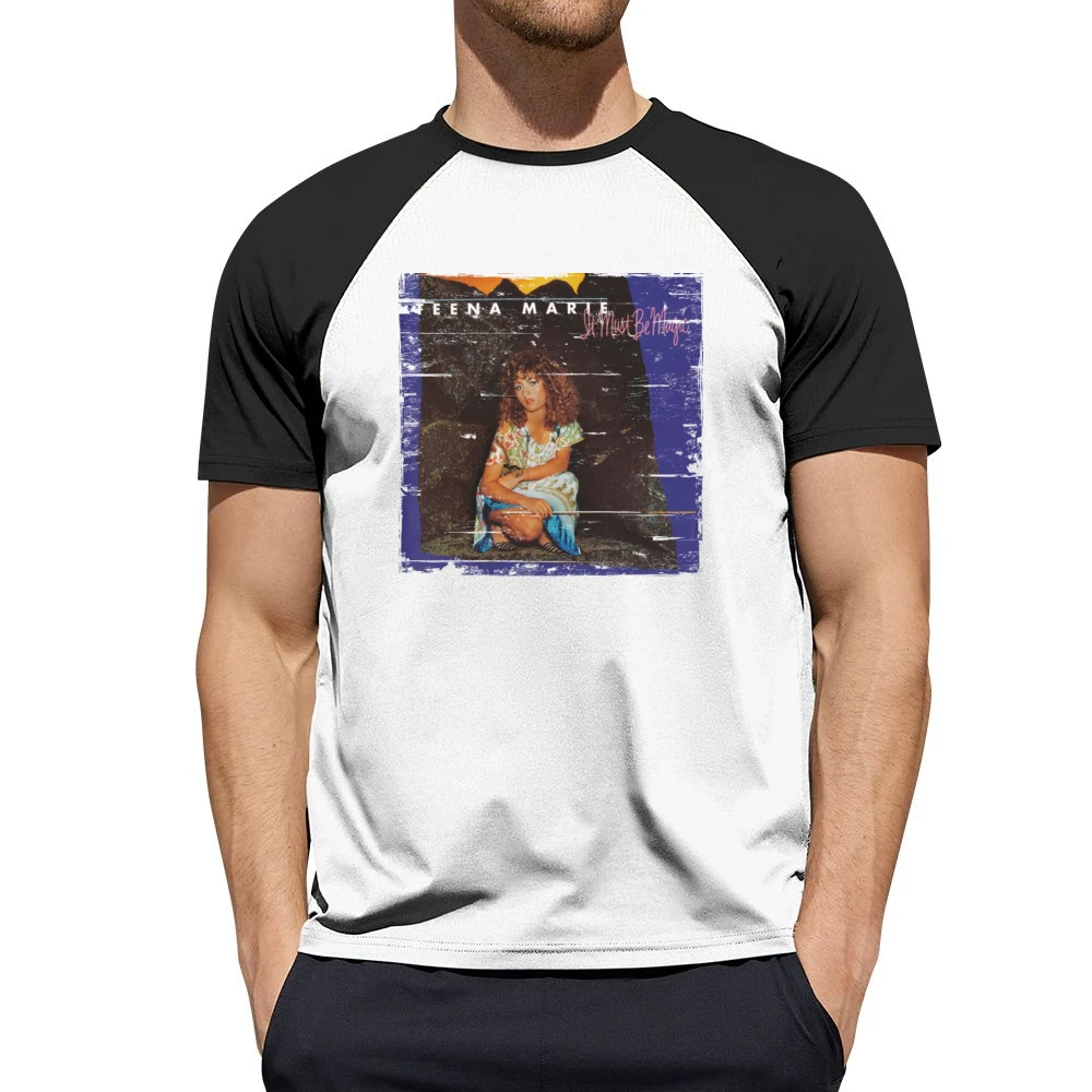 Teena Marie It Must Be Magic Album Cover Distressed Image Men Short Sleeve T-Shirt