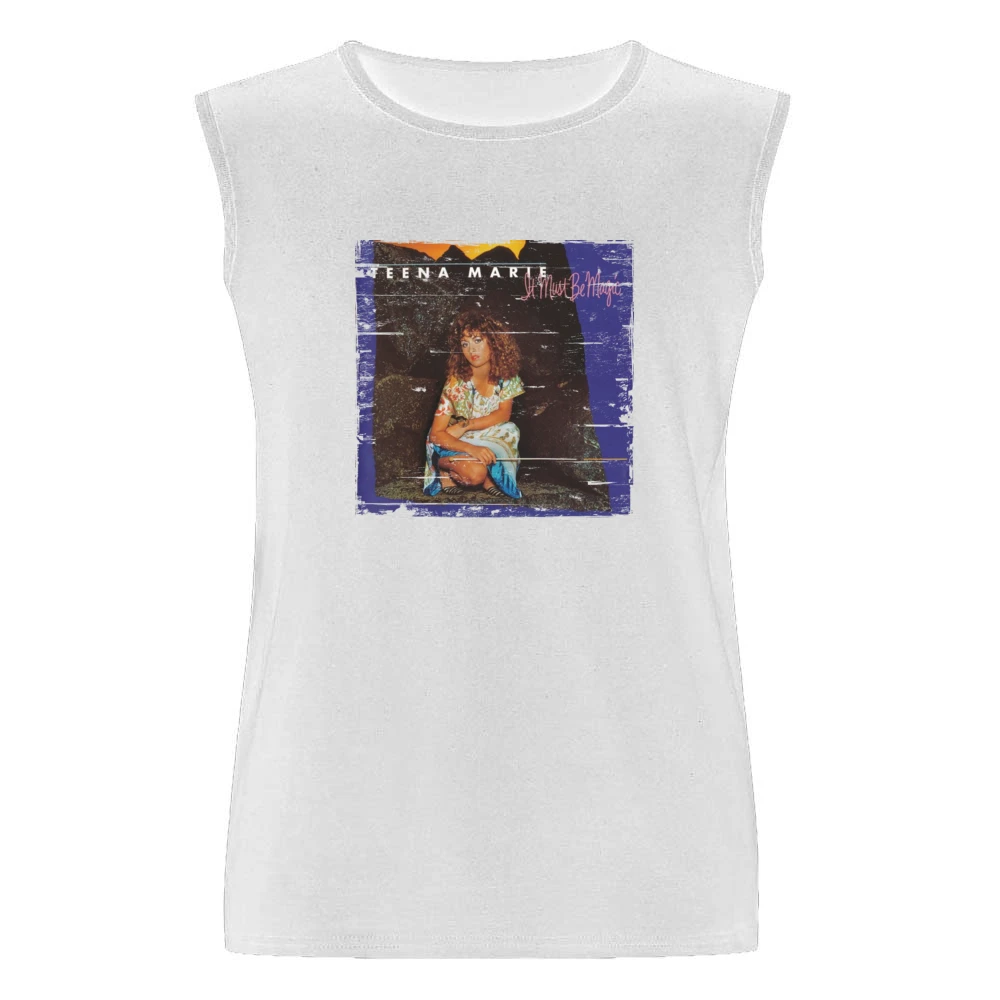 Teena Marie It Must Be Magic Album Cover Distressed Image Men Sleeveless T-Shirt