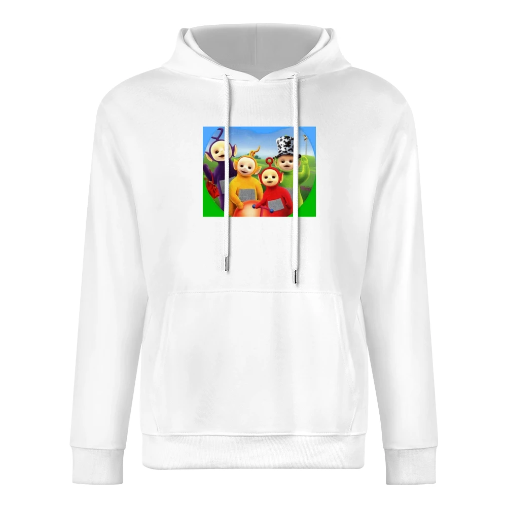 Teletubbies Fun Vintage Cartoon TV Show Graphic European Size Men Hoodie