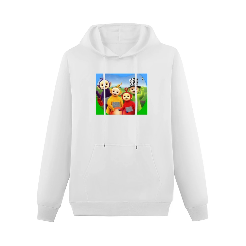 Teletubbies Fun Vintage Cartoon TV Show Graphic Men Hoodie With Pocket