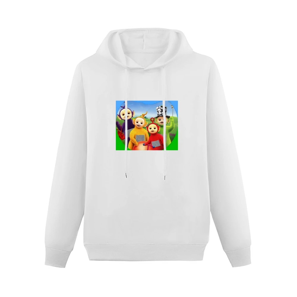 Teletubbies Fun Vintage Cartoon TV Show Graphic Men Hoodie Without Pocket