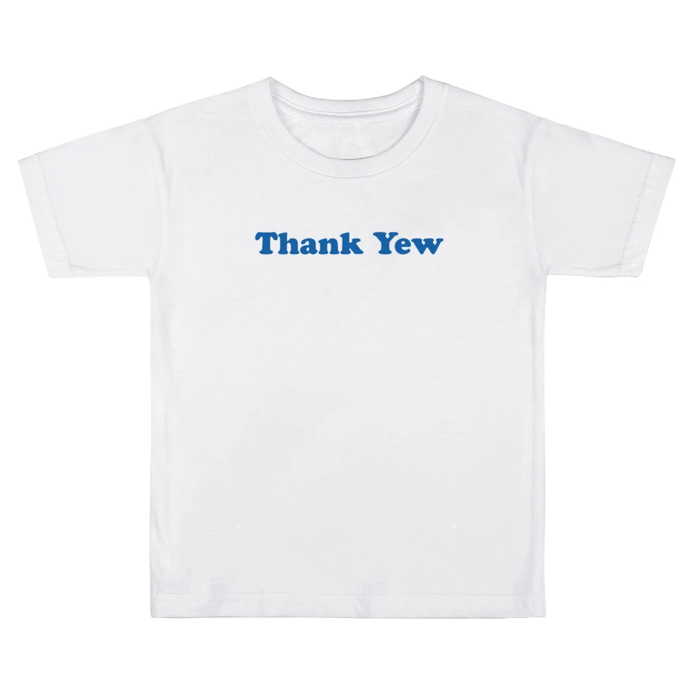 Thank Yew Funny Tiktok Kids Boys Girls T-Shirt