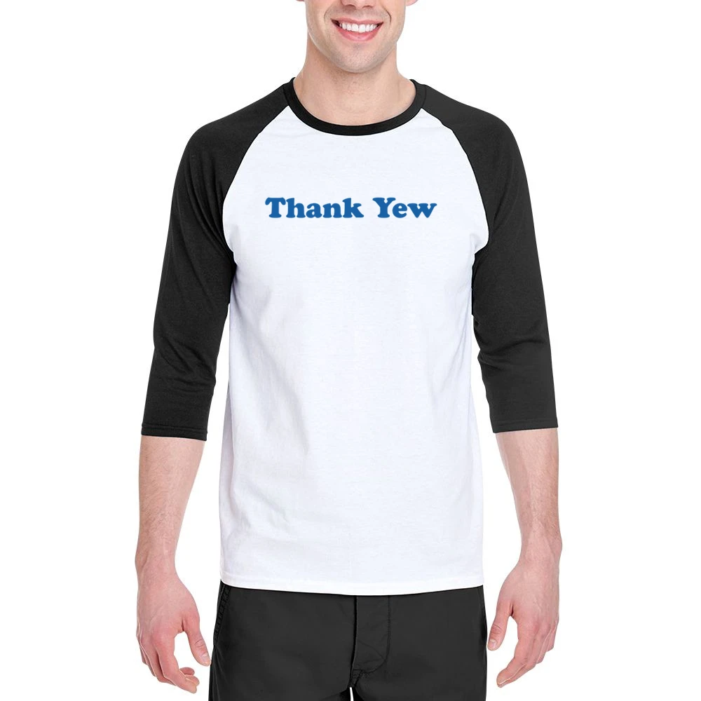 Thank Yew Funny Tiktok Men 3/4 Sleeve T-Shirt