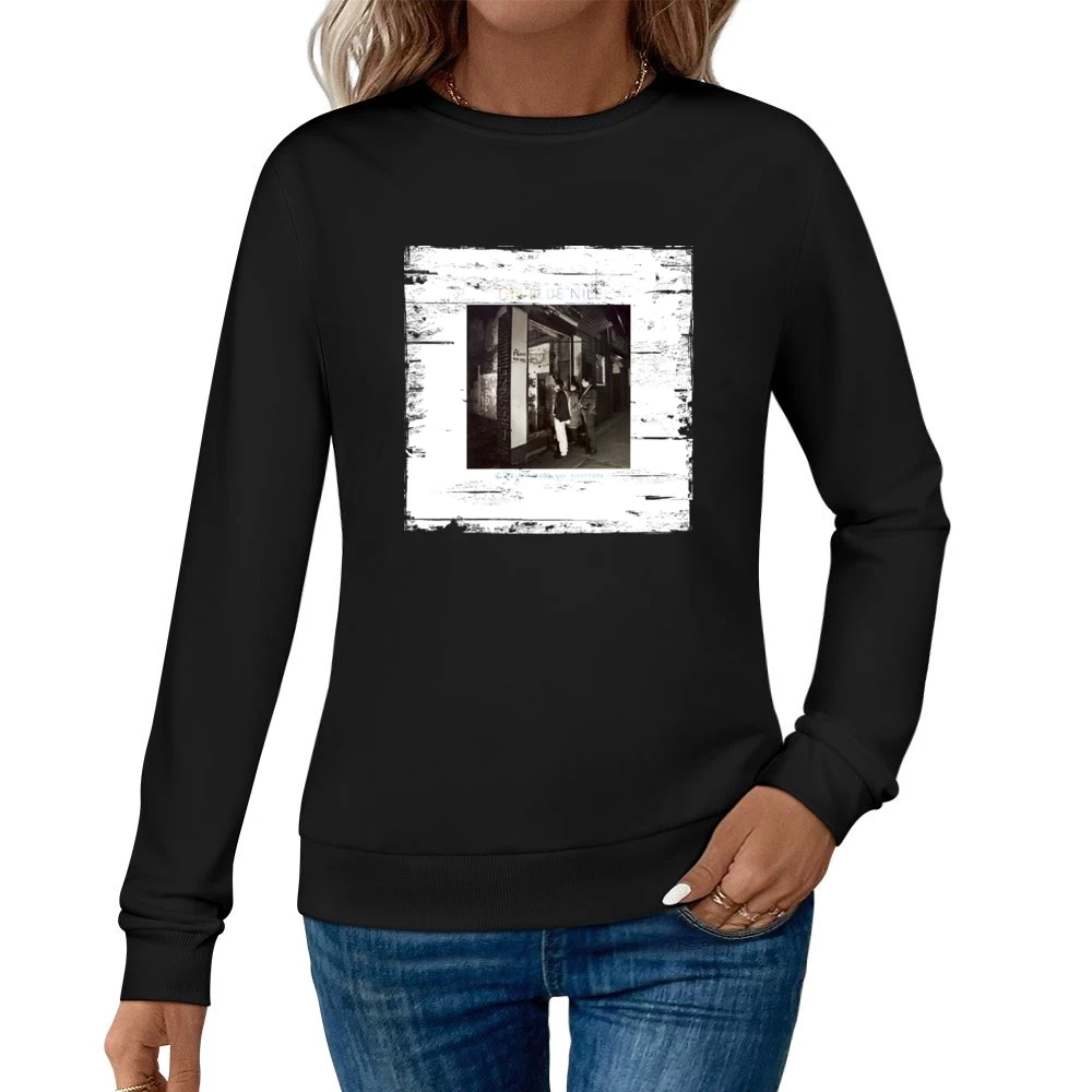 The Blue Nile A Walk Across The Rooftops Album Cover Distressed Image Women Pullover Sweatshirt