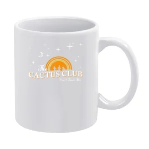 The Cactus Club Cant Touch This Funny Vintage Style Graphic White Mug