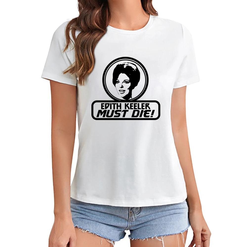 The City on the Edge of Forever Edith Keeler must Die Star Trek movie Asian Size Women Ladies T-shirt