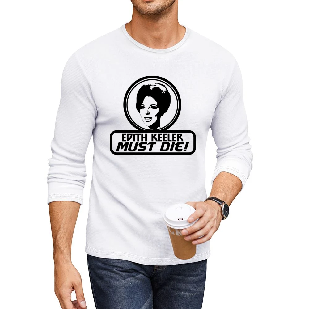The City on the Edge of Forever Edith Keeler must Die Star Trek movie Men CrewNeck Long Sleeve T-Shirt