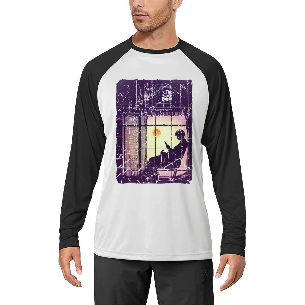 The Color Purple Movie Poster Retro Aged Look Men Long Sleeve T-Shirt
