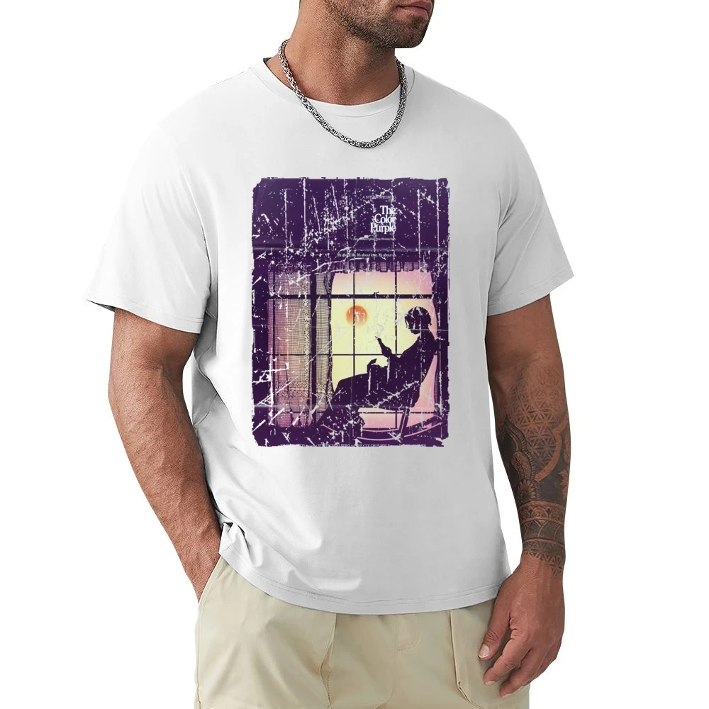The Color Purple Movie Poster Retro Aged Look Premium Men T-shirt