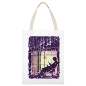 The Color Purple Movie Poster Retro Aged Look White Canvas Tote Shopping Bag