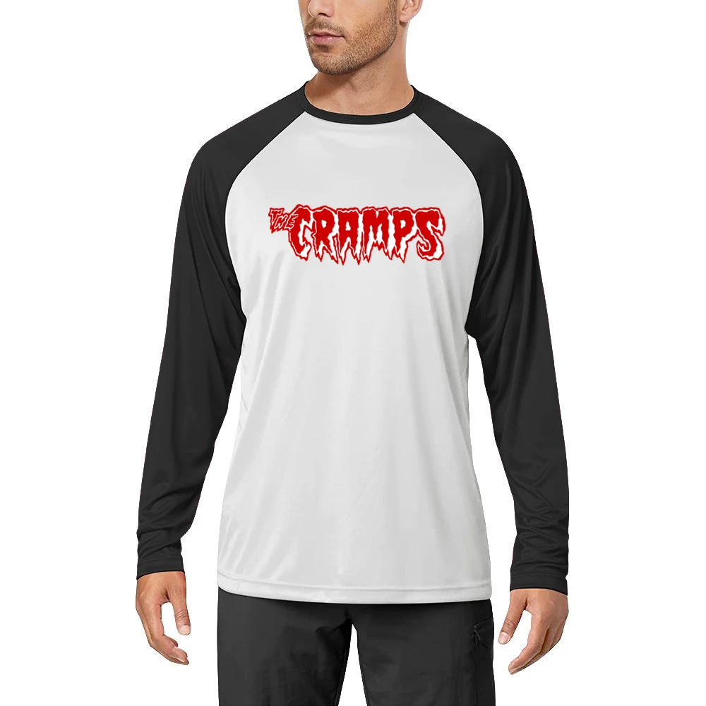 The Cramps red text logo Men Long Sleeve T-Shirt