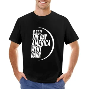 The Day America Went Black Solar Eclipse August 21 2017 Popular Graphi Asian Size Men T-Shirt