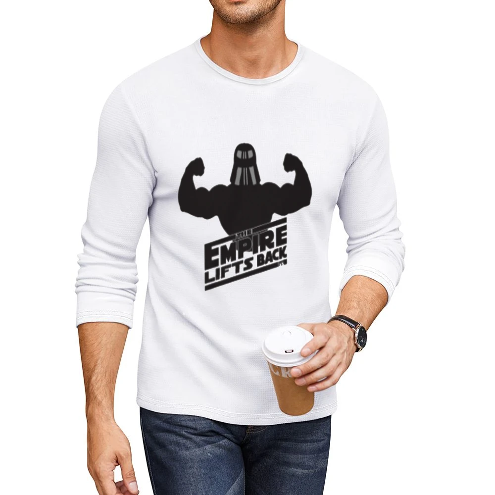 The Empire Lifts Back Tshirt Men CrewNeck Long Sleeve T-Shirt