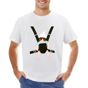 The Hangover Movie Baby Carrier Funny Asian Size Men T-Shirt