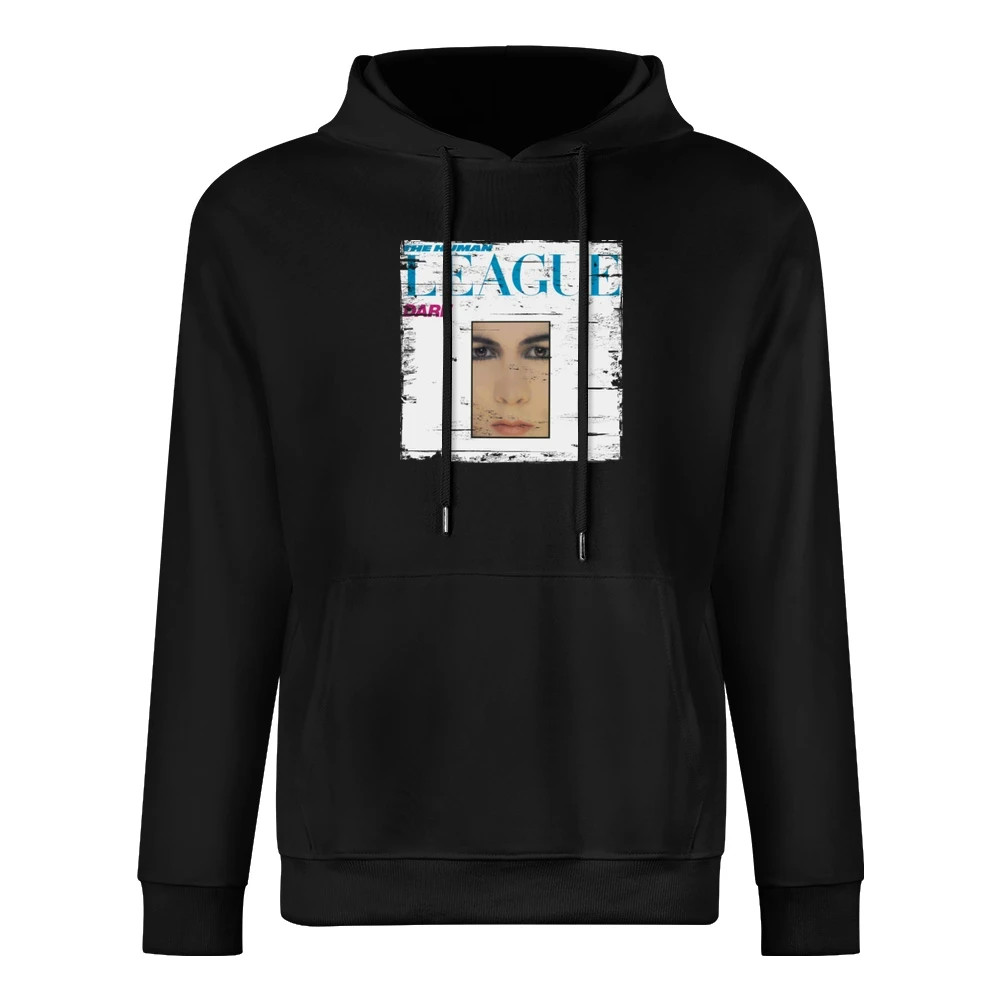 The Human League Dare Album Cover Distressed Image European Size Men Hoodie