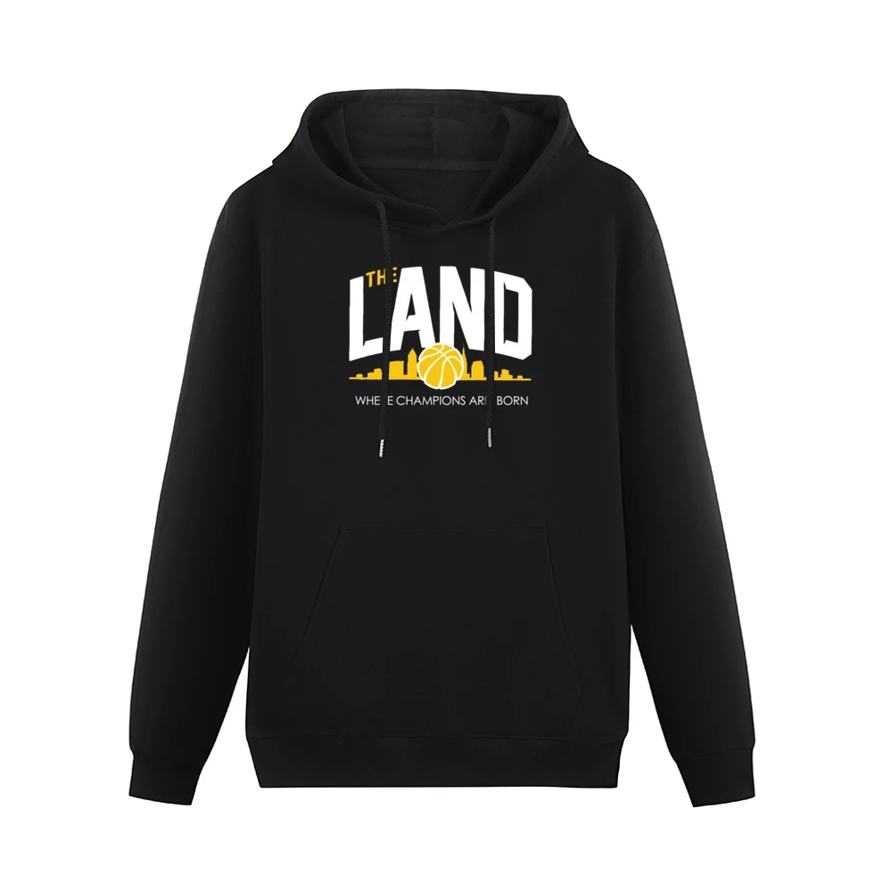 The Land Where Champions Are Born Cool Graphic Cleveland Basketball Ca Men Hoodie With Pocket