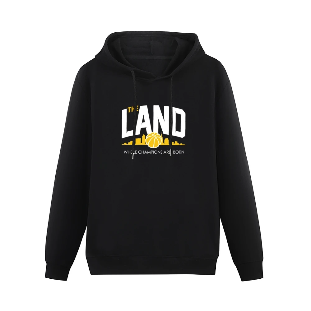 The Land Where Champions Are Born Cool Graphic Cleveland Basketball Ca Men Hoodie Without Pocket