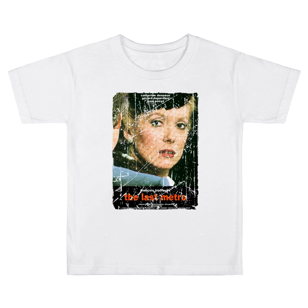 The Last Metro Movie Poster Retro Aged Look Kids Boys Girls T-Shirt