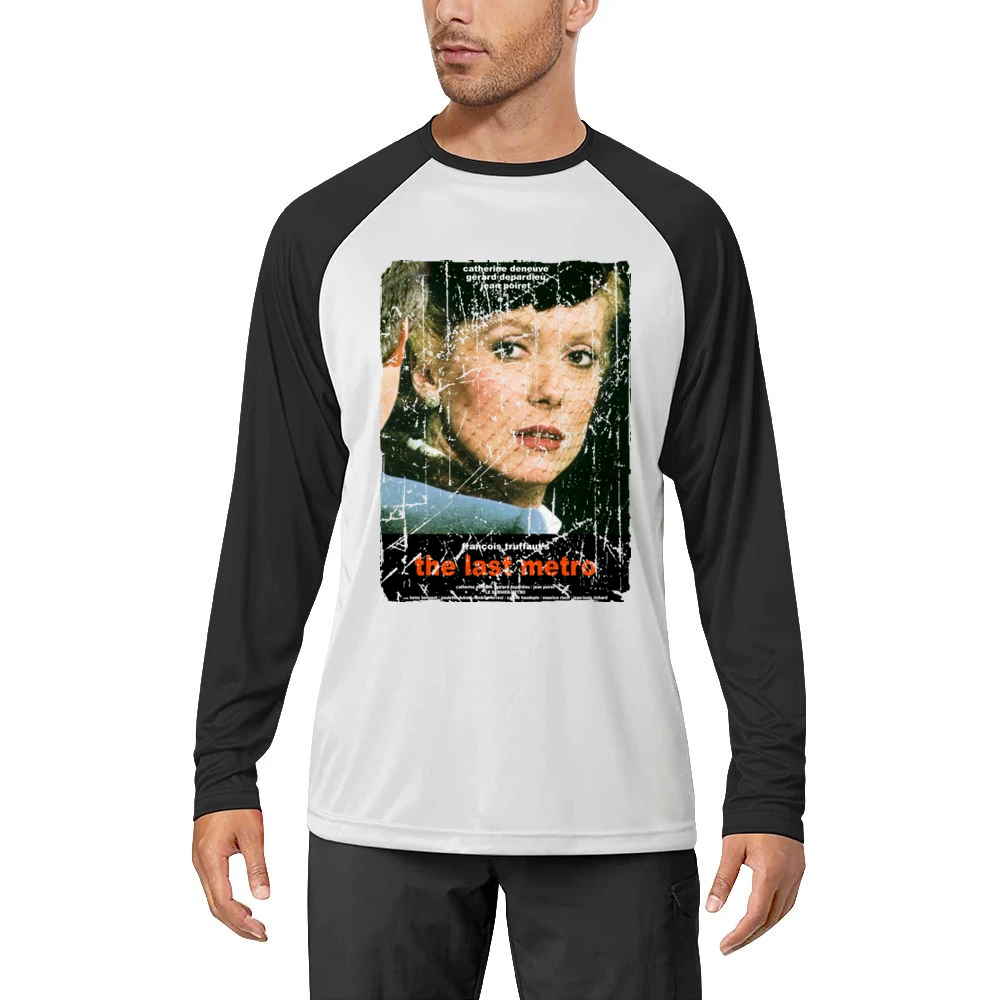 The Last Metro Movie Poster Retro Aged Look Men Long Sleeve T-Shirt