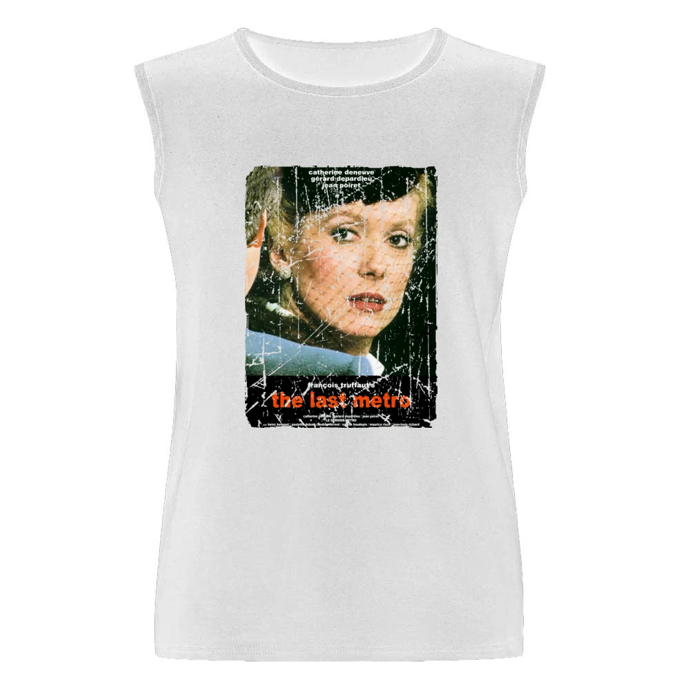 The Last Metro Movie Poster Retro Aged Look Men Sleeveless T-Shirt
