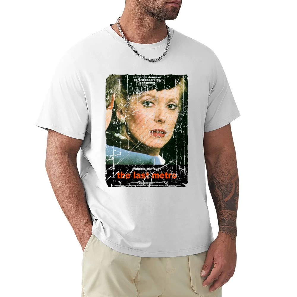 The Last Metro Movie Poster Retro Aged Look Premium Men T-shirt