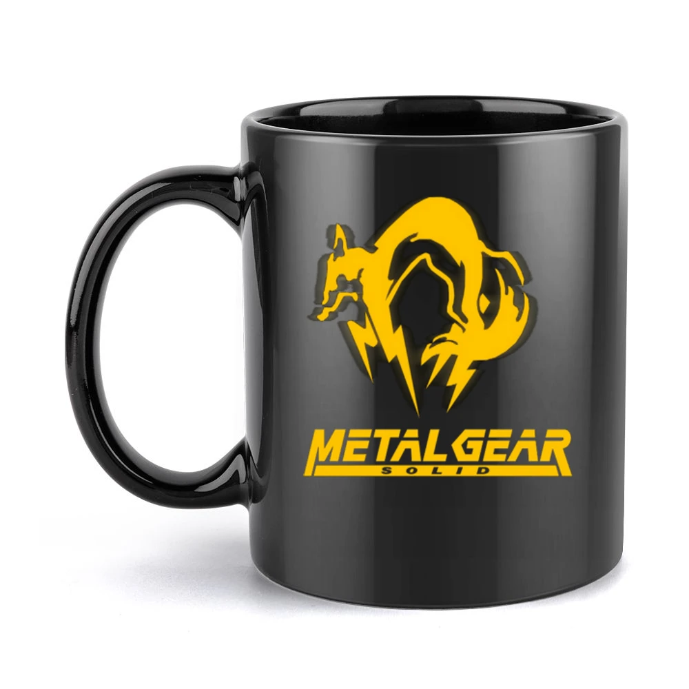 The Metal Gear Special force foxhound fox hound video games Black Mug