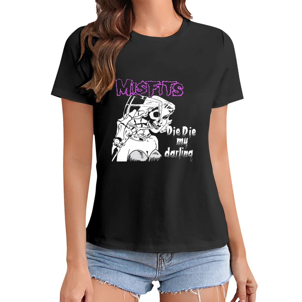 The Misfits Die Die My Darling Asian Size Women Ladies T-shirt