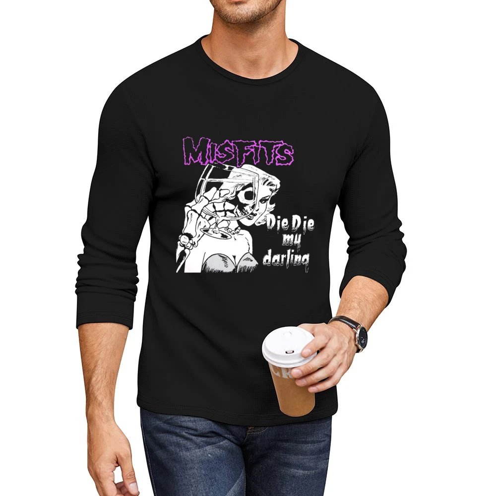 The Misfits Die Die My Darling Men CrewNeck Long Sleeve T-Shirt