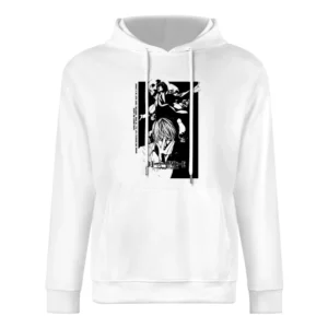 The Night Death Note detective L and Light Yagami European Size Men Hoodie