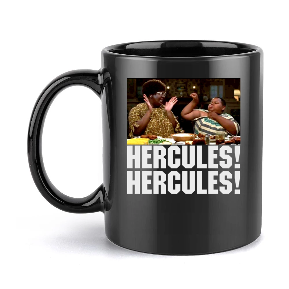The Nutty Professor Movie Hercules Black Mug