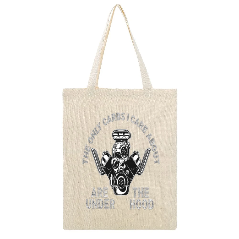 The Only Carbs I Care About Tshirt (all Colors And Styles Available) Beige Canvas Tote Shopping Bag