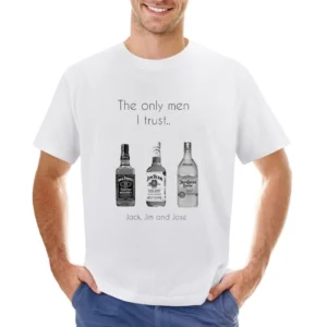 The Only Men I Trust Funny Alcohol Drinking Party Asian Size Men T-Shirt