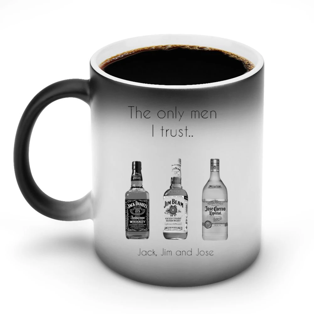 The Only Men I Trust Funny Alcohol Drinking Party Discoloration Mug
