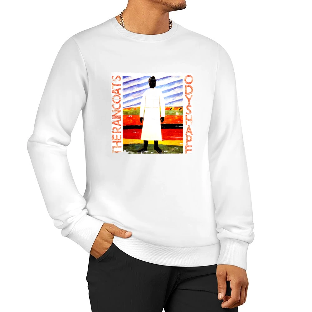 The Raincoats Odyshape Album Cover Distressed Image Men Pullover Sweatshirt