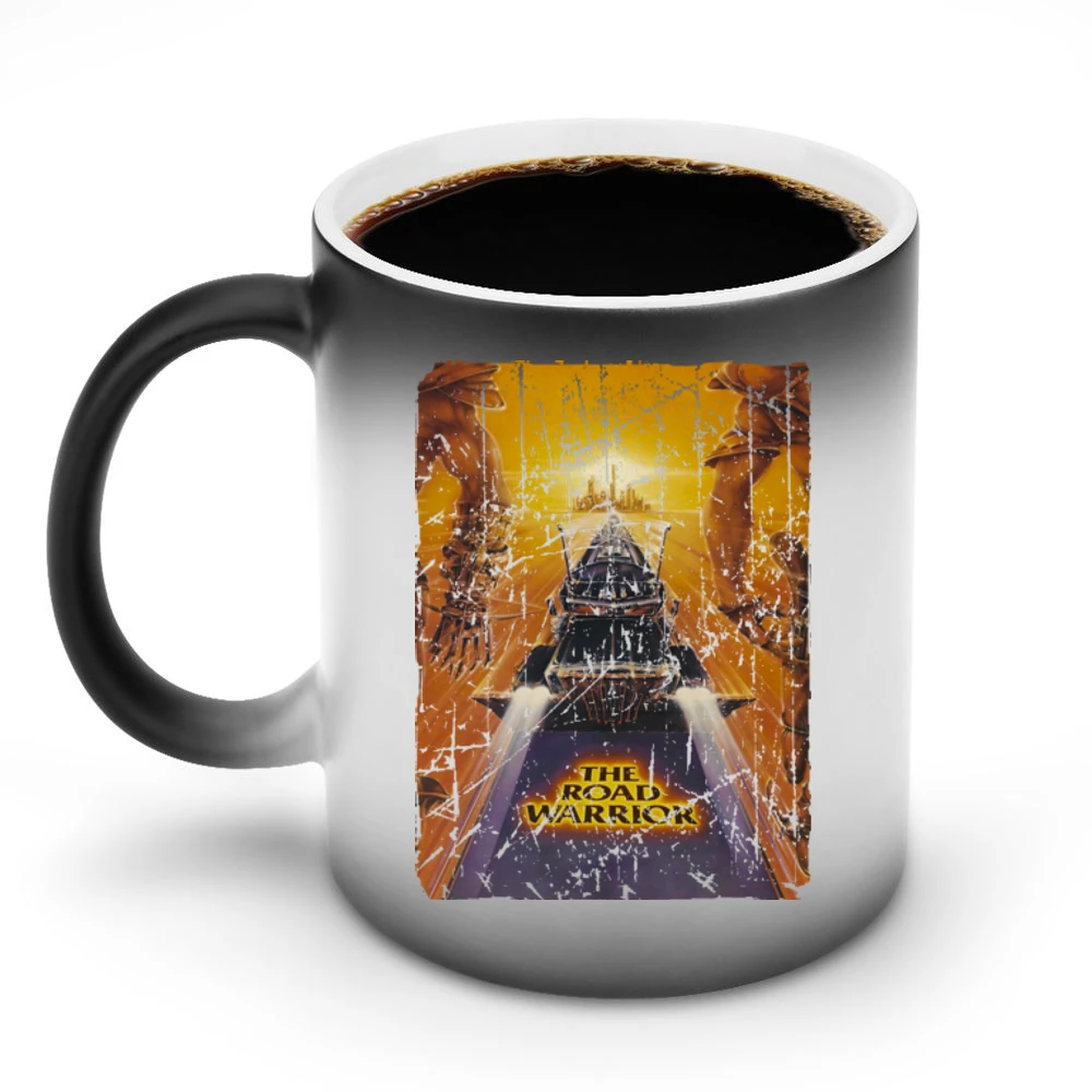 The Road Warrior Movie Poster Retro Aged Look Discoloration Mug
