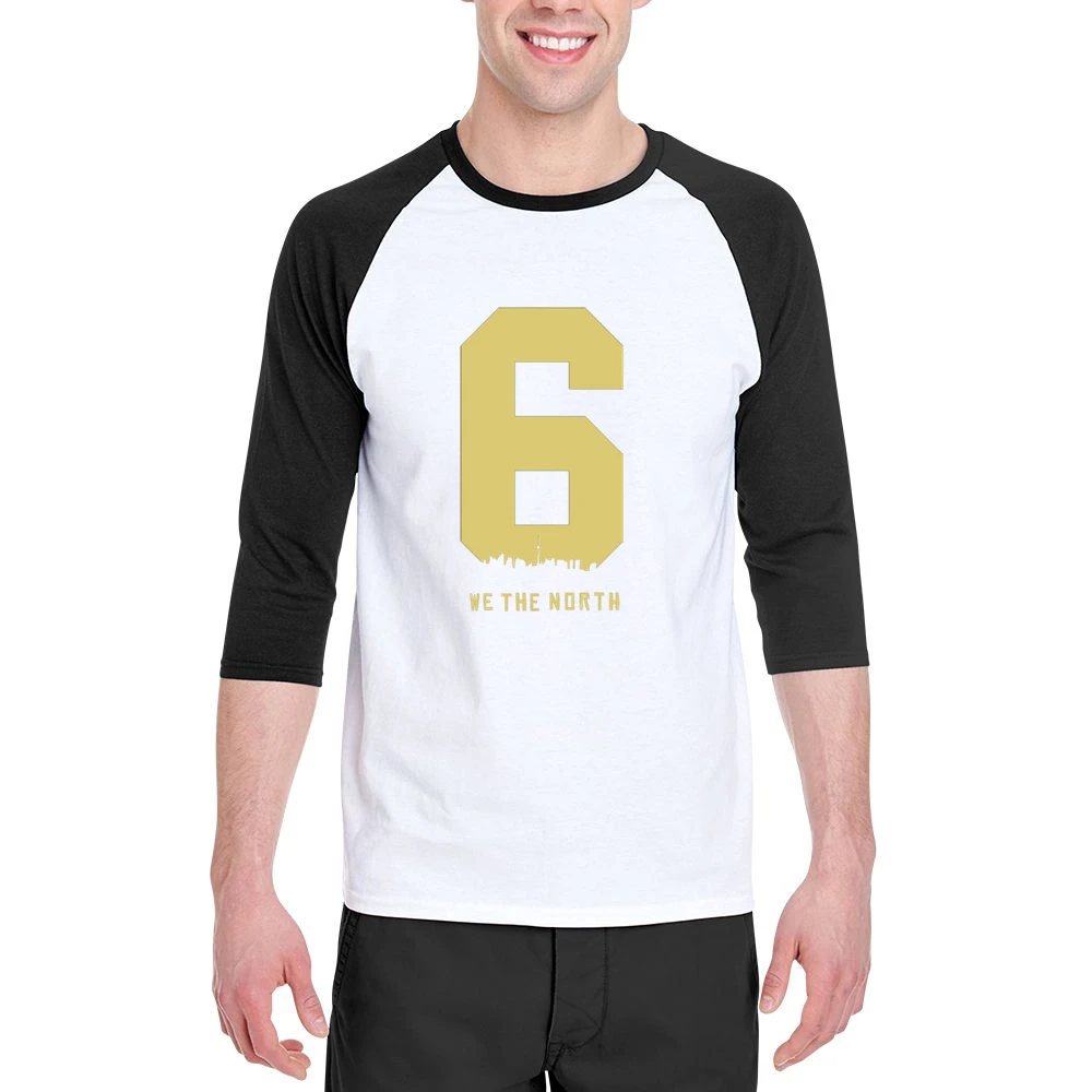 The Six We The North Tshirt Men 3/4 Sleeve T-Shirt