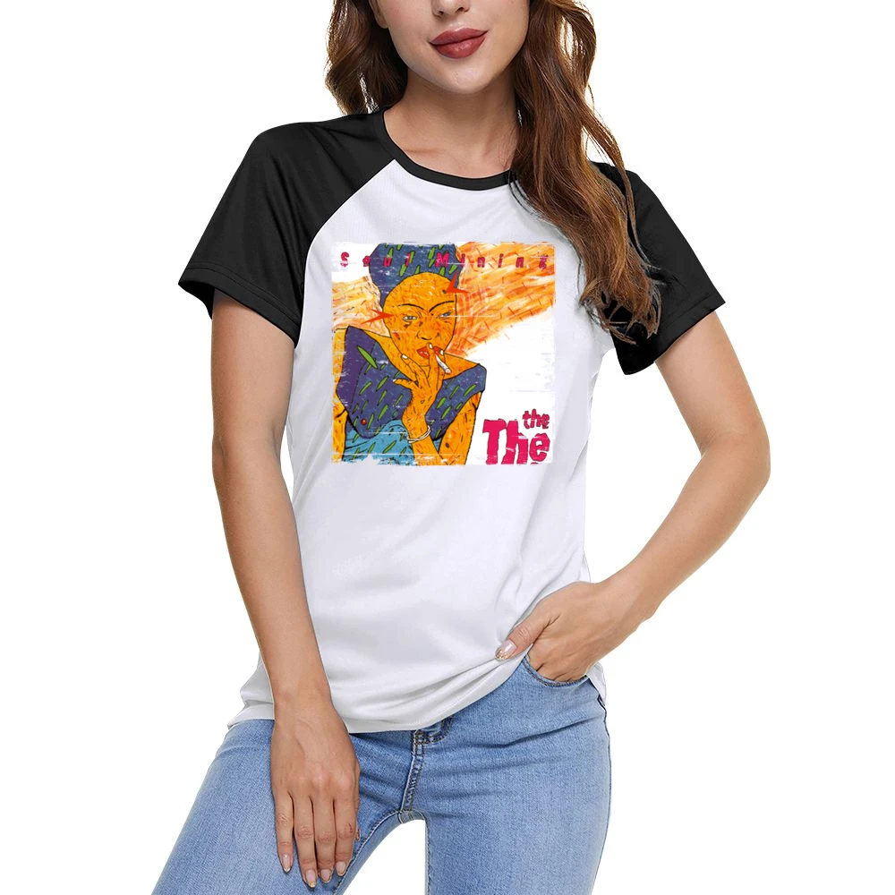 The The Soul Mining Album Cover Distressed Image Women Ladies Short Sleeve T-Shirt