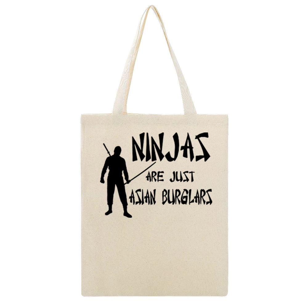 The Warriors Retro Movie Beige Canvas Tote Shopping Bag