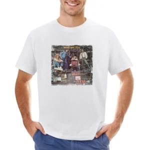 The Who Who Are You Album Cover Distressed Image Asian Size Men T-Shirt