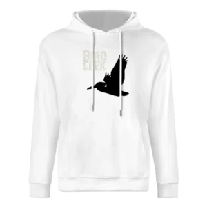 The flying geek bird European Size Men Hoodie